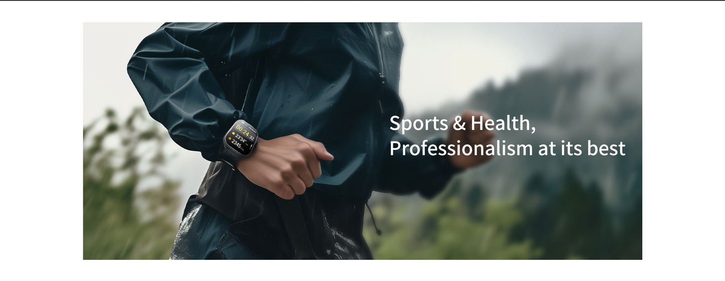 AURAFIT AM10B curved AMOLED Smartwatch