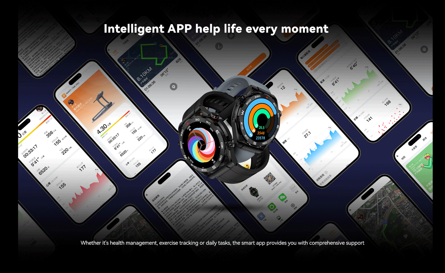AURAFIT AM13 AMOLED Sport Smartwatch