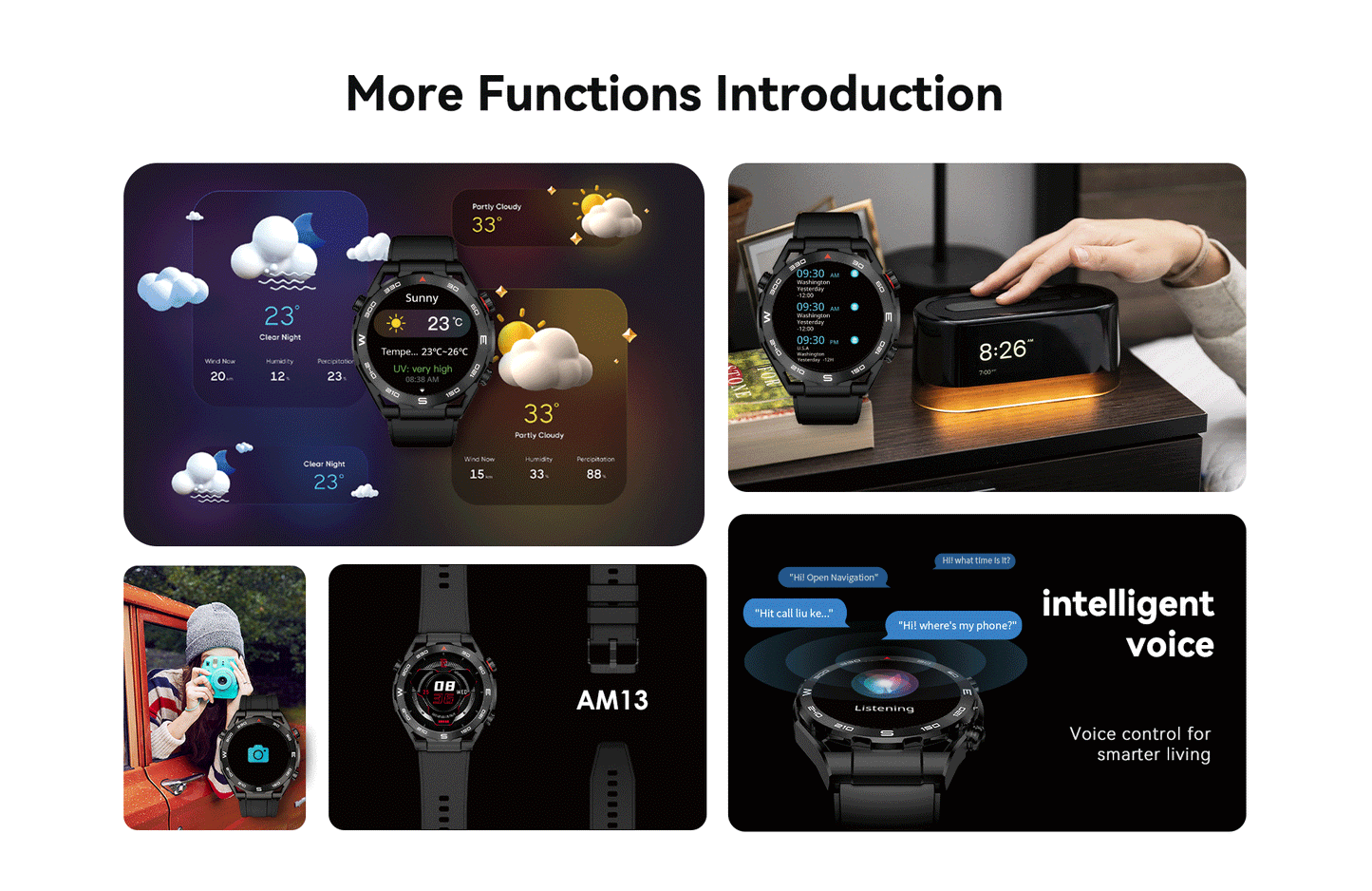 AURAFIT AM13 AMOLED Sport Smartwatch