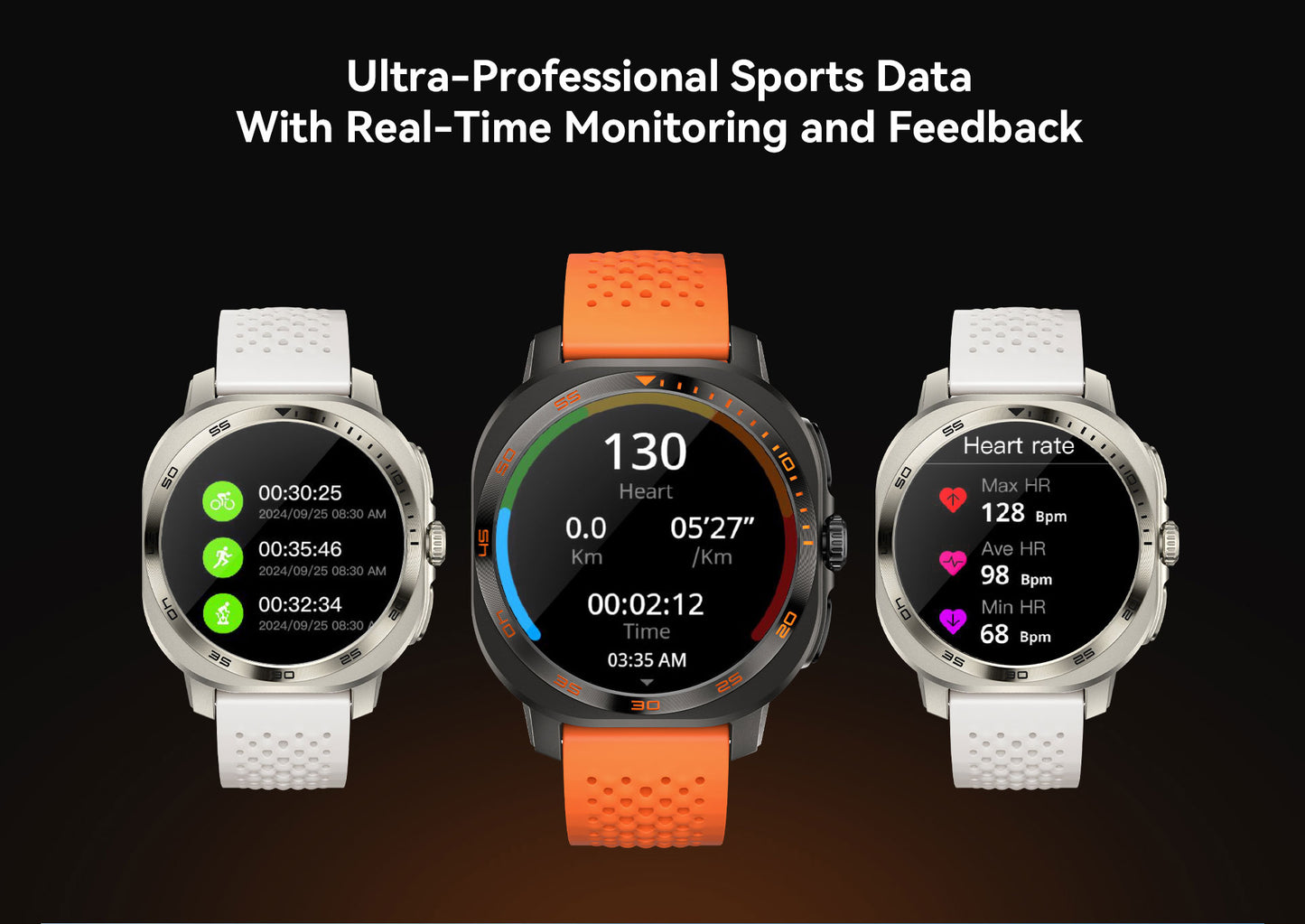 AURAFIT AM32 Newest AMOLED Smartwatch