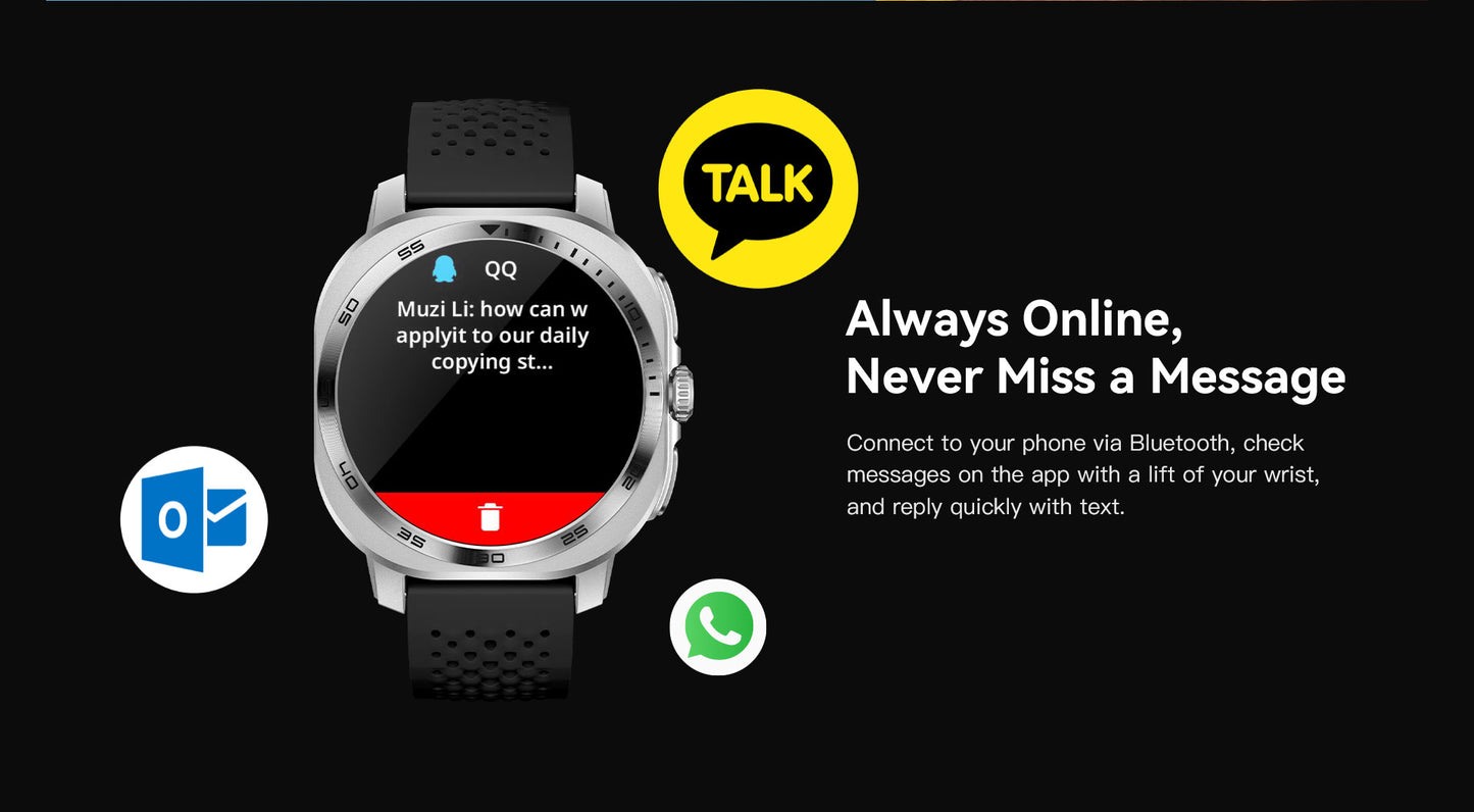 AURAFIT AM32 Newest AMOLED Smartwatch