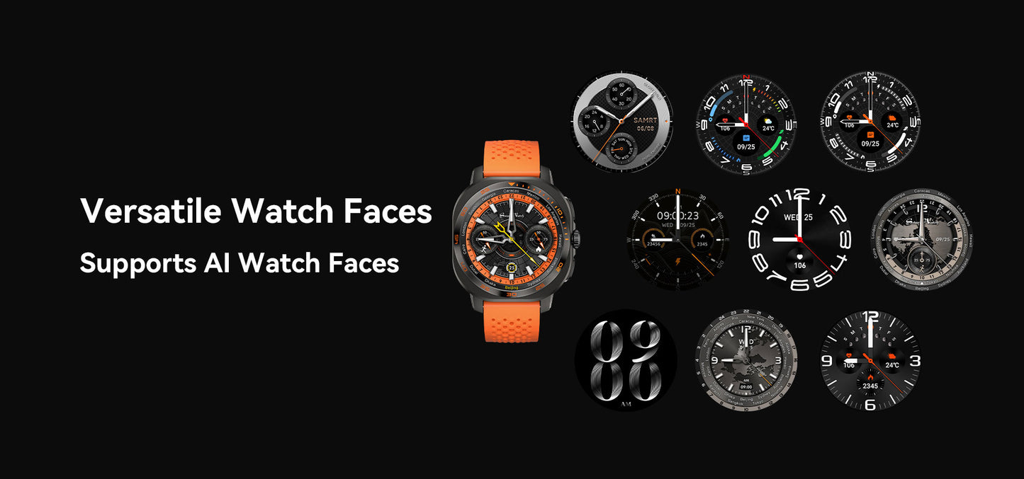 AURAFIT AM32 Newest AMOLED Smartwatch