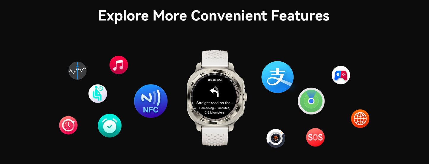 AURAFIT AM32 Newest AMOLED Smartwatch
