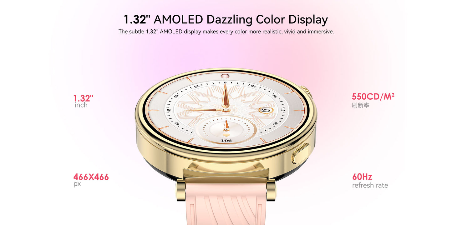 AURAFIT AM23 AMOLED Lady Smartwatch