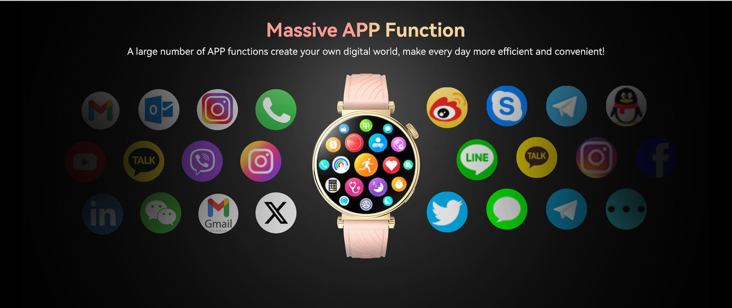 AURAFIT AM23 AMOLED Lady Smartwatch