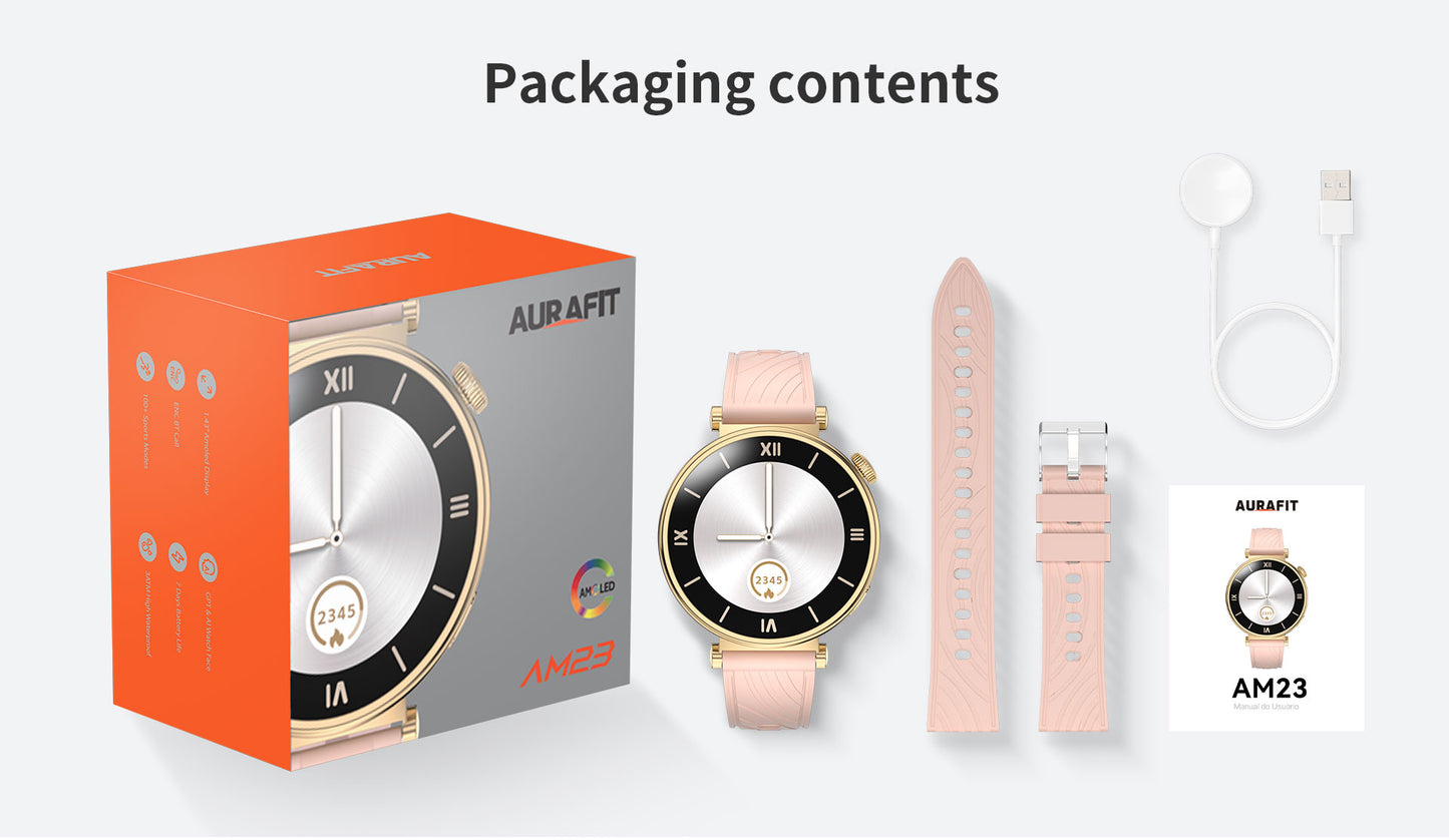 AURAFIT AM23 AMOLED Lady Smartwatch